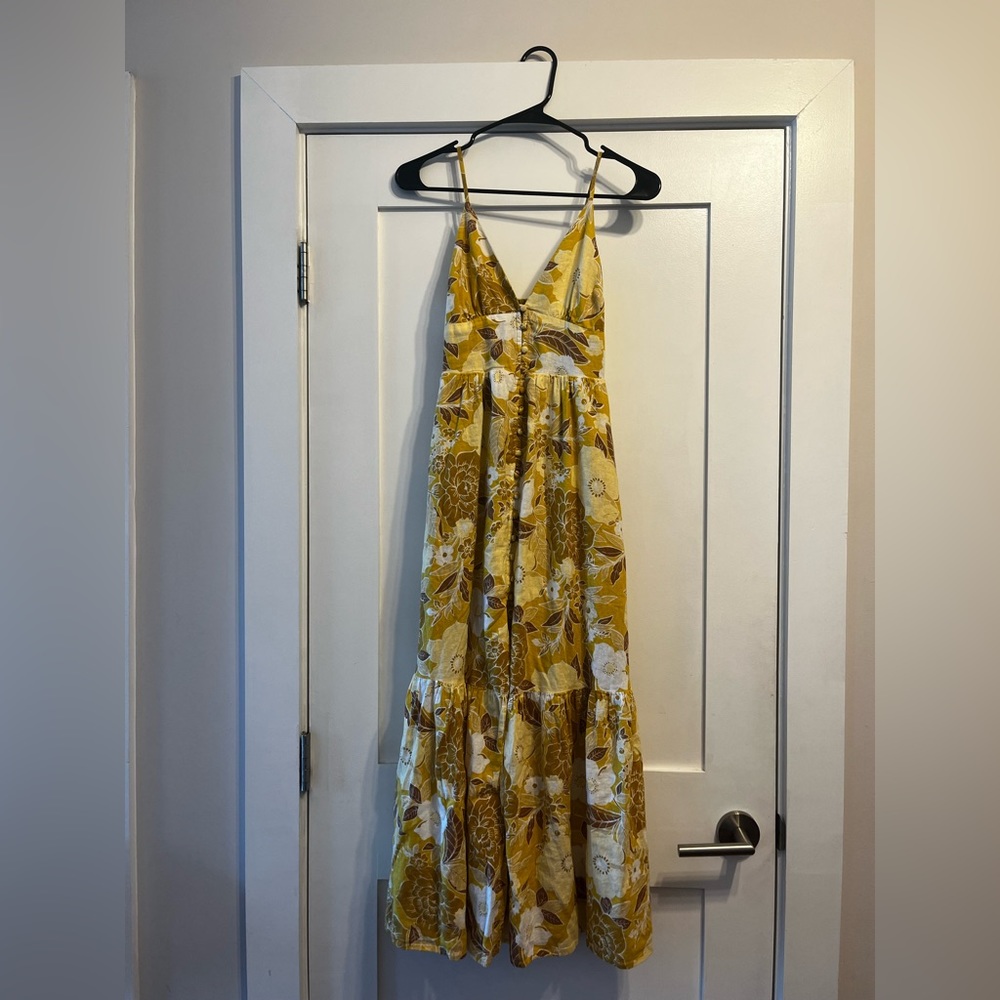 Abercrombie & Fitch Button-Through Maxi Dress XXSP